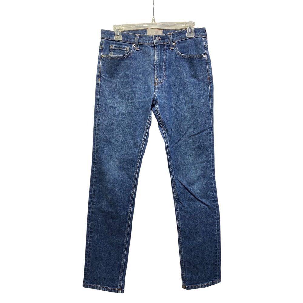 Everlane Women's Straight Leg Jeans - Medium Blue Wash